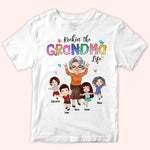 Grandma Custom Shirt Rocking The Grandma Life Personalized Gift