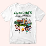 Camping Custom Shirt Grandma's Happy Campers Personalized Gift