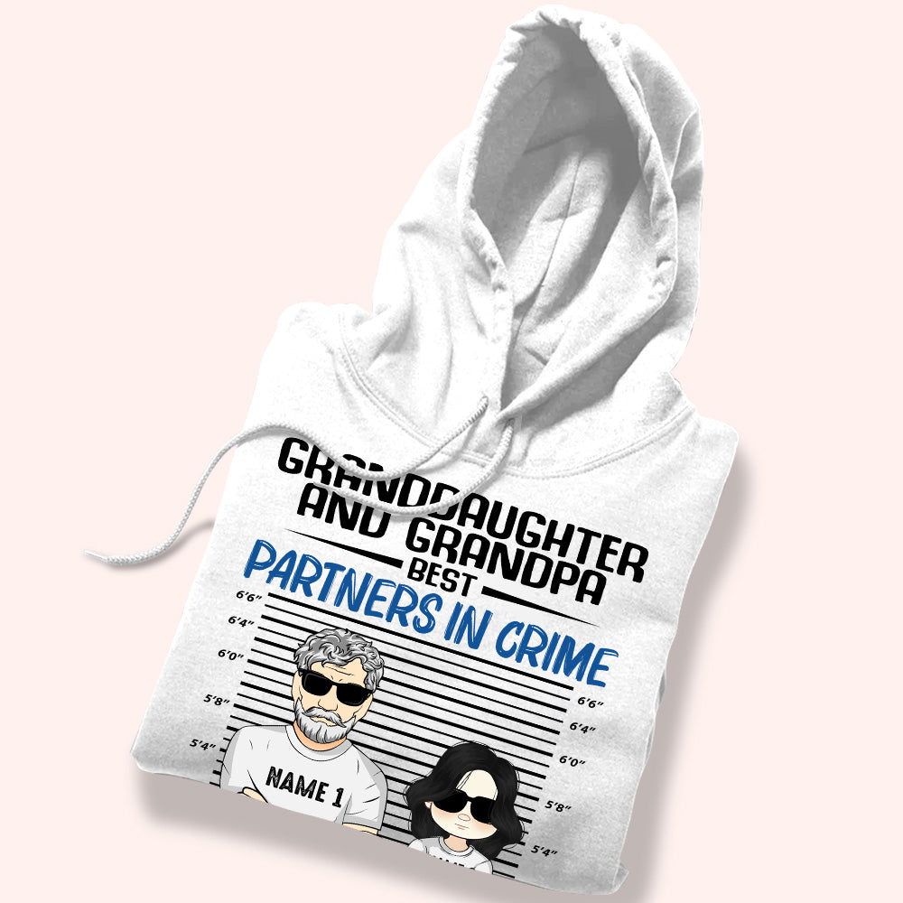 Grandparent With Grandkid Custom Shirt Best Partner In Crime Accomplice And Alibi Personalized Gift