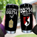 Veteran Custom Tumbler Tastes Like A DD214 Personalized Gift