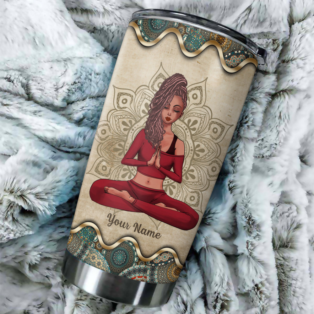 Yoga Custom Tumbler Not Sugar And Spice I'm Sage Hood And Wish A Mufuka Would Personalized Gift