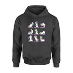 Unicorn, Yoga Namaste Unicorn - Standard Hoodie - PERSONAL84