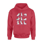 Unicorn, Yoga Namaste Unicorn - Standard Hoodie - PERSONAL84