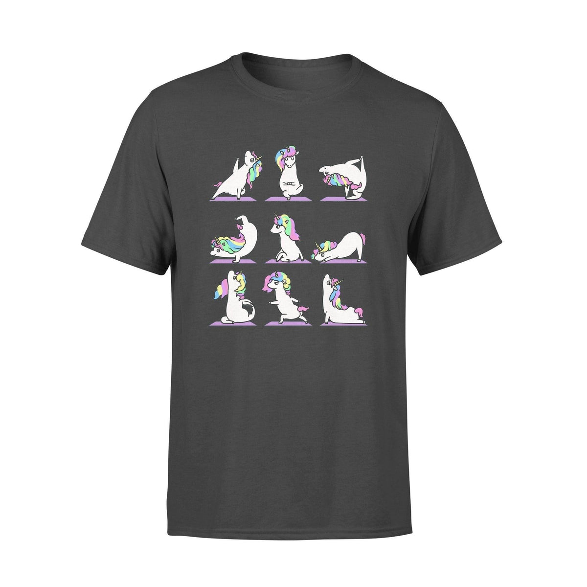 Unicorn, Yoga Namaste Unicorn - Standard T-shirt - PERSONAL84