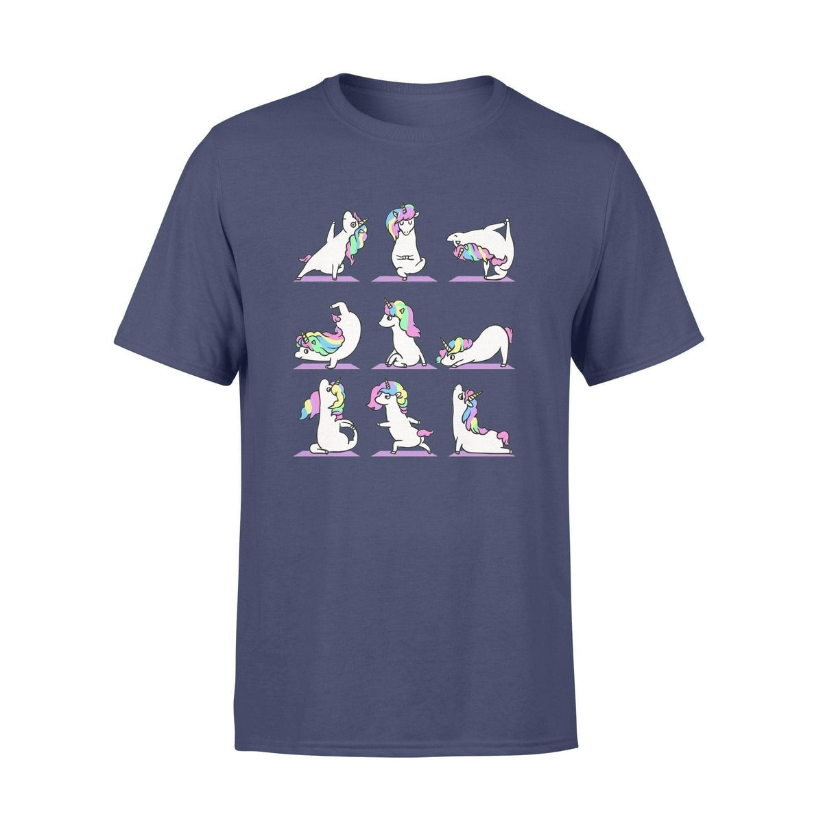 Unicorn, Yoga Namaste Unicorn - Standard T-shirt - PERSONAL84