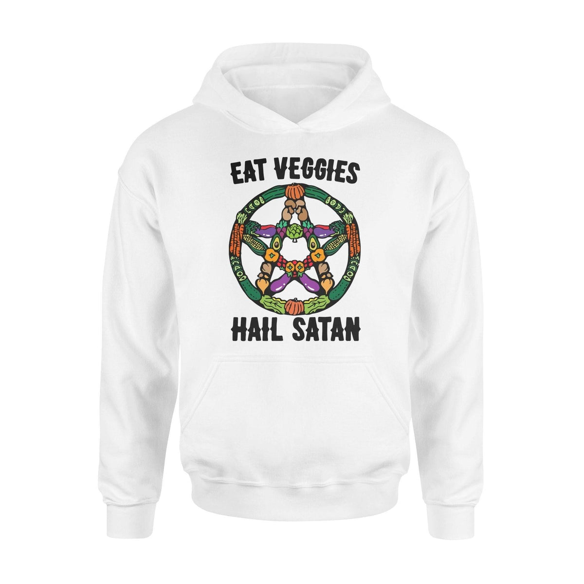 Veggies Satan Eat Veggies Hail Satan - Standard Hoodie - PERSONAL84