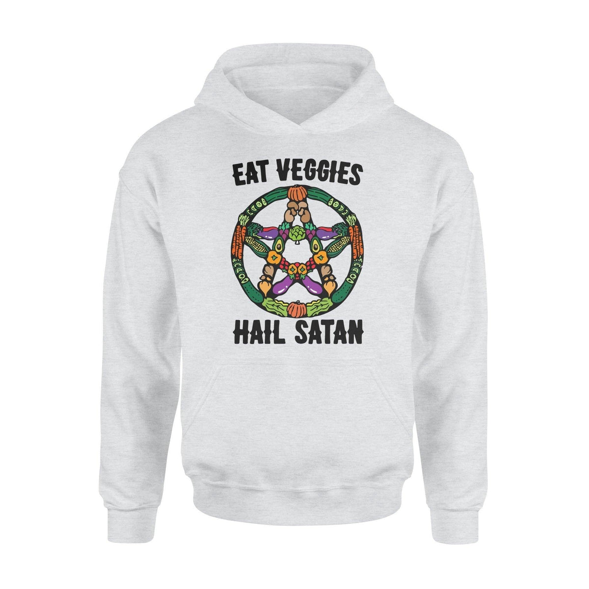 Veggies Satan Eat Veggies Hail Satan - Standard Hoodie - PERSONAL84