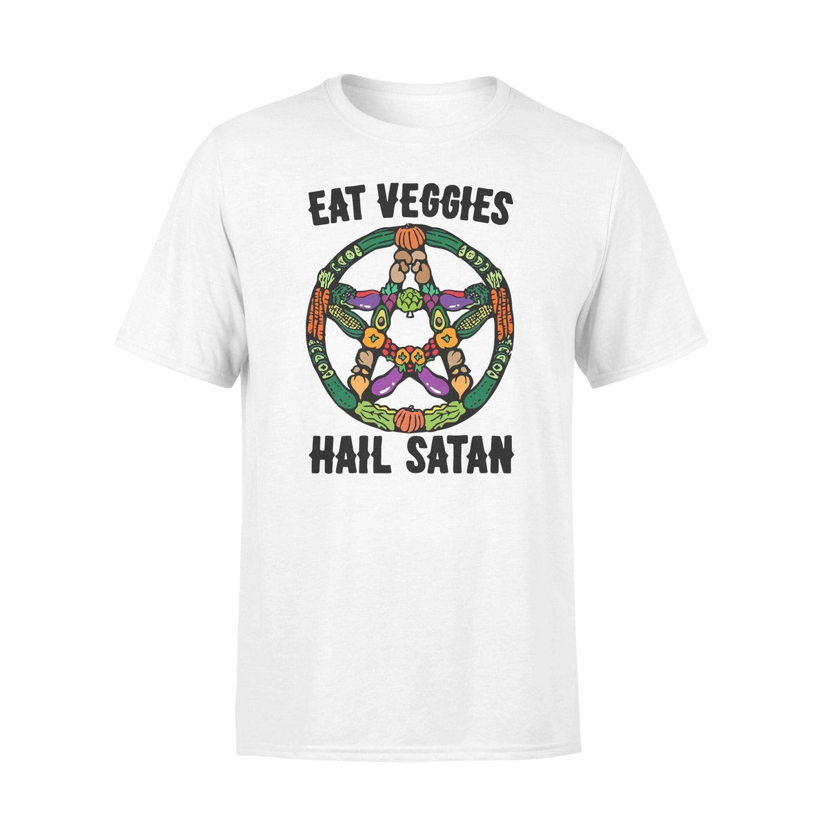 Veggies Satan Eat Veggies Hail Satan - Standard T-shirt - PERSONAL84