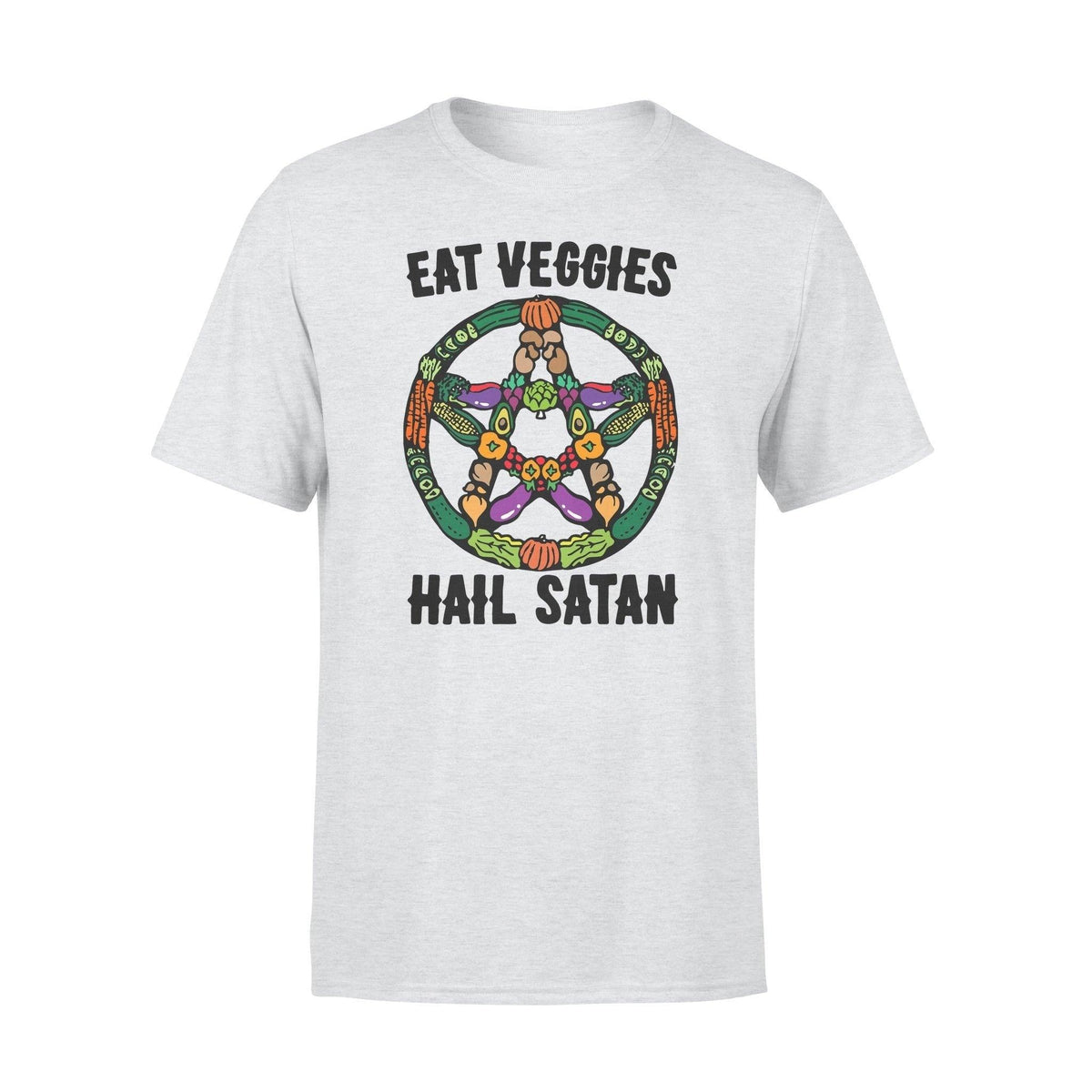Veggies Satan Eat Veggies Hail Satan - Standard T-shirt - PERSONAL84