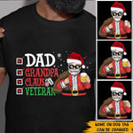 Veteran Custom Shirt Dad Grandpa Claus Veteran Personalized Gift for Christmas - PERSONAL84