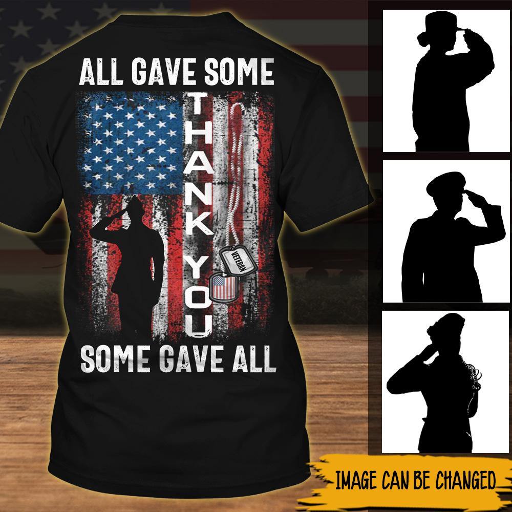 Veteran Custom Shirt Thank You Veteran Personalized Gift - PERSONAL84