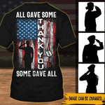 Veteran Custom Shirt Thank You Veteran Personalized Gift - PERSONAL84