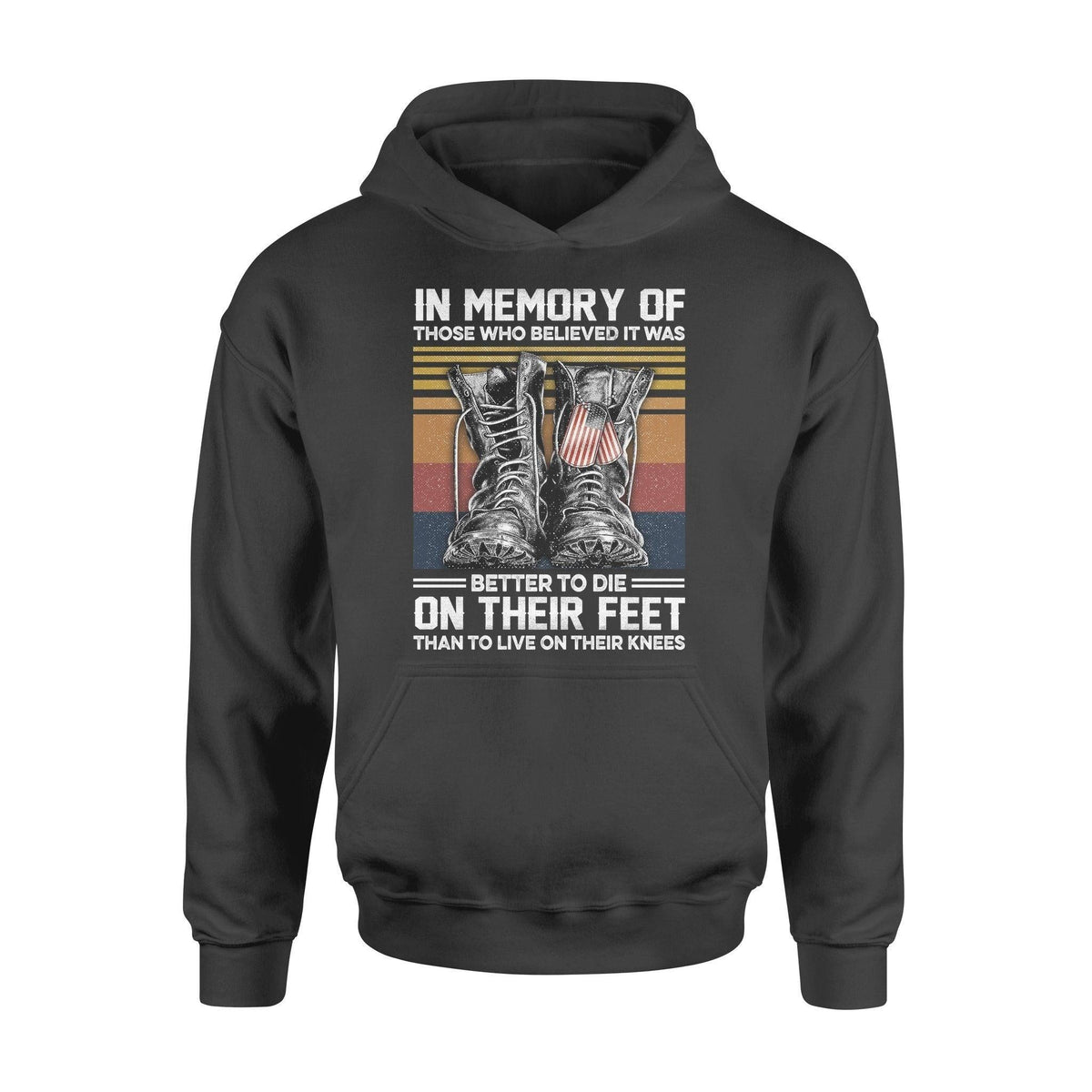 Veteran Day Veteran In Memory - Standard Hoodie - PERSONAL84