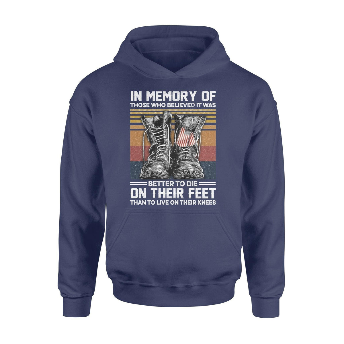 Veteran Day Veteran In Memory - Standard Hoodie - PERSONAL84