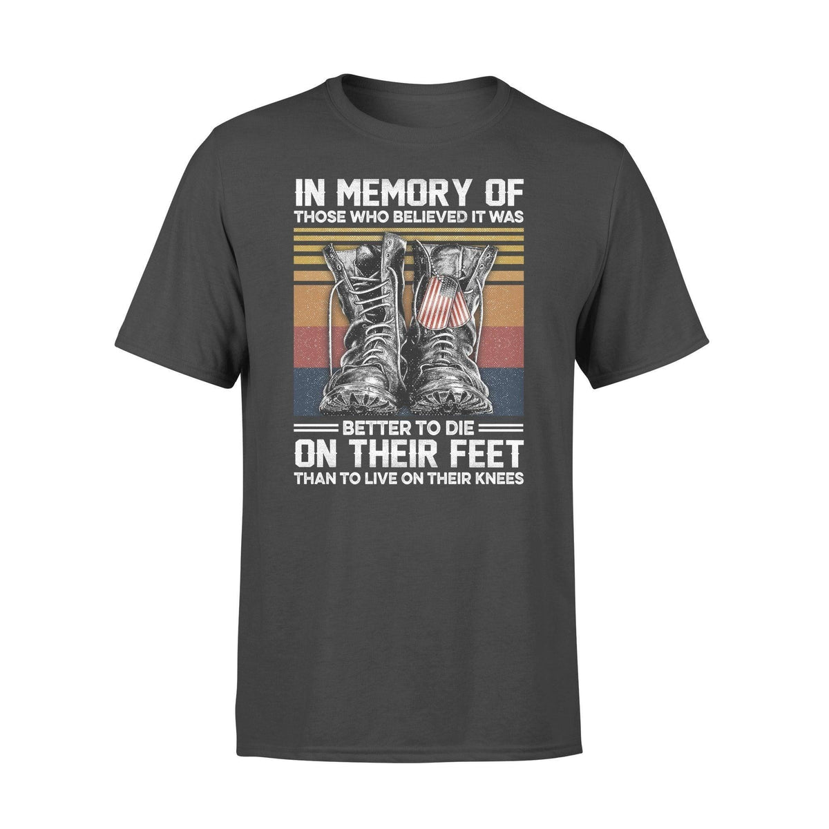 Veteran Day Veteran In Memory - Standard T-shirt - PERSONAL84