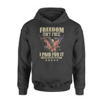 Veteran Veteran Freedom Isn't Free - Standard Hoodie - PERSONAL84