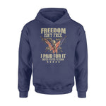 Veteran Veteran Freedom Isn't Free - Standard Hoodie - PERSONAL84