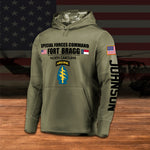 Veteran Custom Hoodie Divisions and Base Personalized Gift