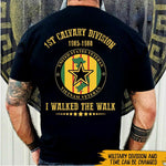 Vietnam Veteran Custom Shirt I Walked The Walk Personalized Gift - PERSONAL84
