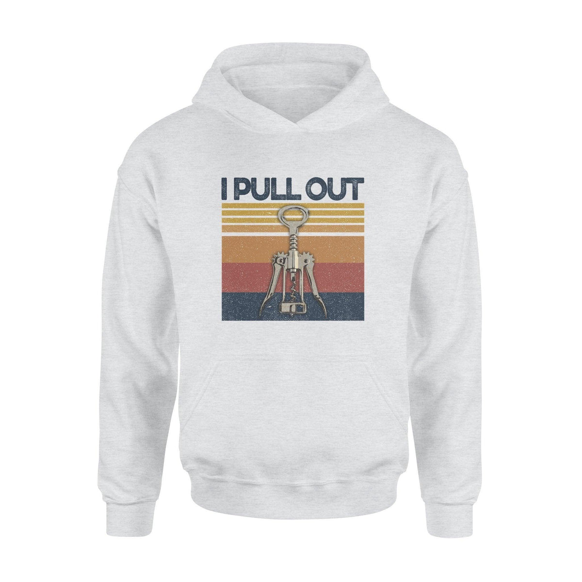 Wine I Pull Out Corkscrew - Standard Hoodie - PERSONAL84