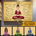Yoga Custom Poster I Am Personalized Gift For Yoga Lovers - PERSONAL84