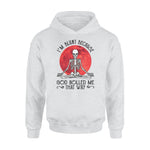 Yoga, Skeleton I'm Blunt - Standard Hoodie - PERSONAL84