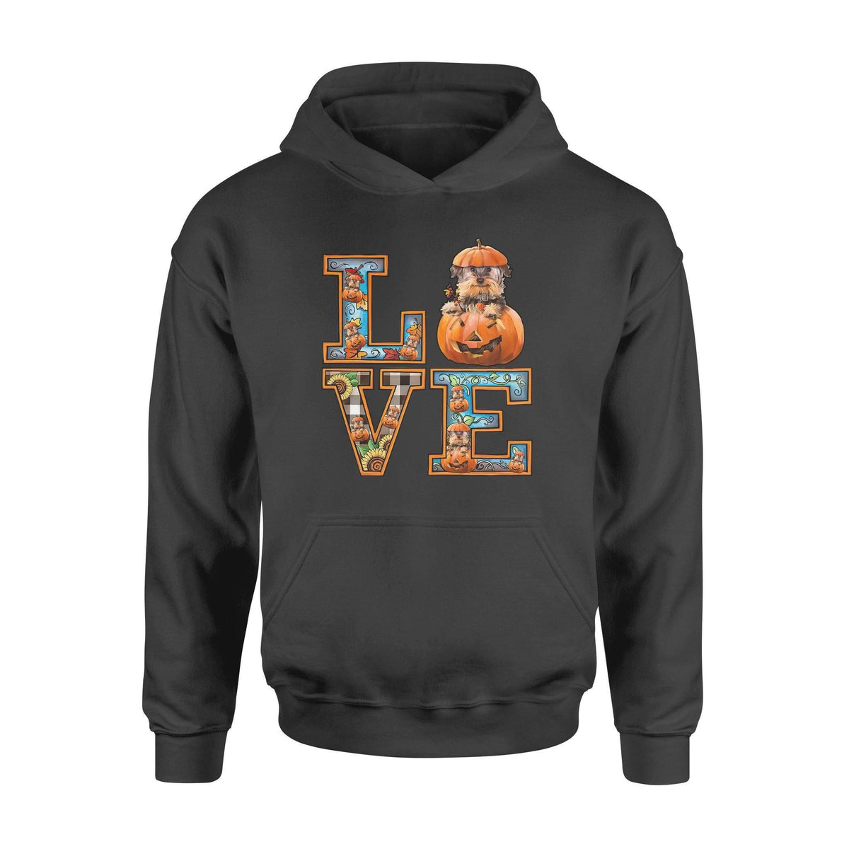 Yorkshire Terrier Yorkie Pumpkin - Standard Hoodie - PERSONAL84