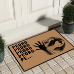 Pedro the Dancing Raccoon Door Mat, Funny Welcome Doormat