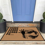 Pedro the Dancing Raccoon Door Mat, Funny Welcome Doormat