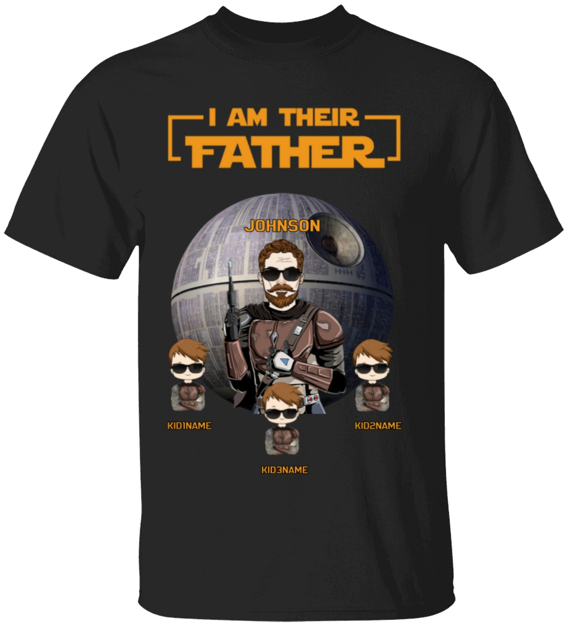 I Am Their Father Custom Hoodie Tanktop, Tshirt, Dad Gifts, Father Day Gifts Idea