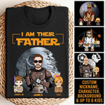 I Am Their Father Custom Hoodie Tanktop, Tshirt, Dad Gifts, Father Day Gifts Idea