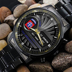 82d Airborne Division Fashion Watch Duty Honor Country Black Watch Custom Military Gift