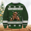 Dad Custom Ugly Wool Sweater It&#39;s Not A Dad Bod It&#39;s A Father Figure Bear Personalized Christmas Gift
