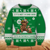 Dad Custom Ugly Wool Sweater It&#39;s Not A Dad Bod It&#39;s A Father Figure Bear Personalized Christmas Gift