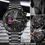 82d Airborne Division Fashion Watch Duty Honor Country Black Watch Custom Military Gift