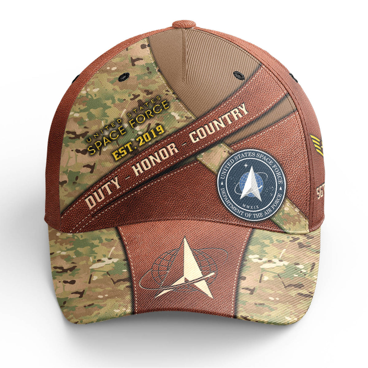 US Space Force Emblem Cap New Version Duty Honor Country US Space Force Hat Custom Military Gift