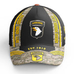 Screaming Eagle Airborne Hat Duty Honor Country 101st Airborne Division Cap Personalized Soldier Gift