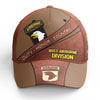 101st Airborne Division Brown Hat Screaming Eagle Military Cap Personalized Name And Rank Gift