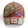 82nd Airborne Division Camo Brown Cap 82nd Airborne (AA) Military Hat Personalized Military Gift