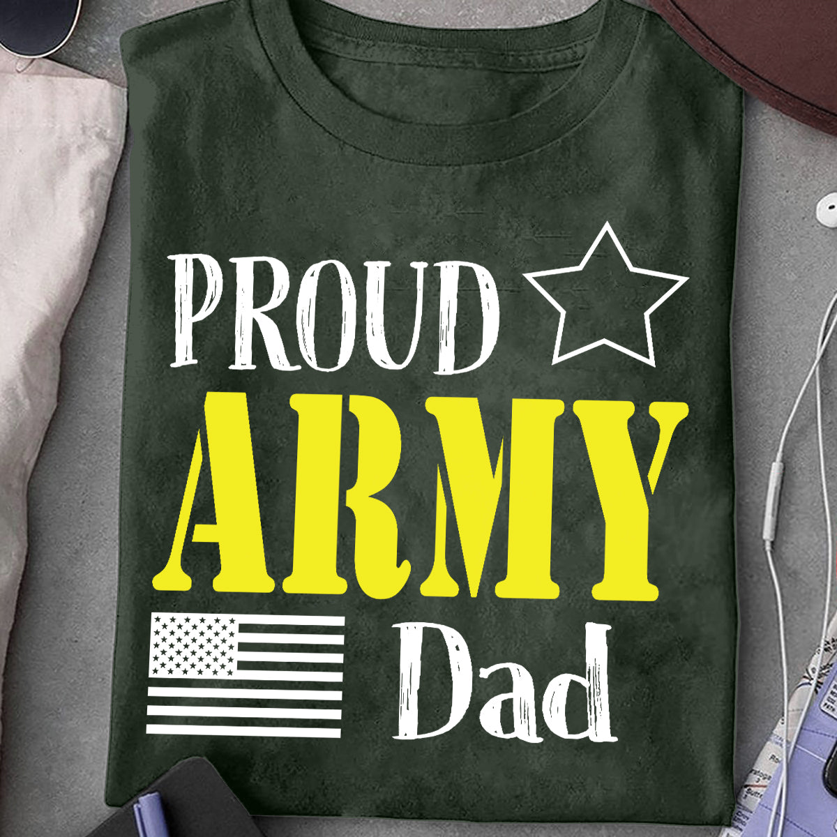 Proud US Army T-Shirt U.S Army Family Matching Shirt Personalized Military Gift