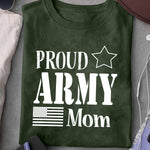 Proud Army T-Shirt Military US Flag Shirt Army Personalized Family Gift