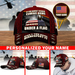 Veteran Eagle US Flag Cap If You Haven't Risked Coming Home Under A Flag Cap Personalized Soldier Gift