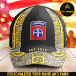 82nd Airborne Hat AA 82nd Airborne Division Duty Honor Country Military Cap Custom Name And Rank Gift