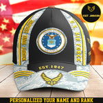 U.S. Air Force Cap Integrity Service Excellence USAF Cap New Version Custom Name And Rank Air Force Gifts