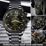 US Air Force Military Watches Duty Honor Country Air Force Military Watches Personalized Your Name And Rank