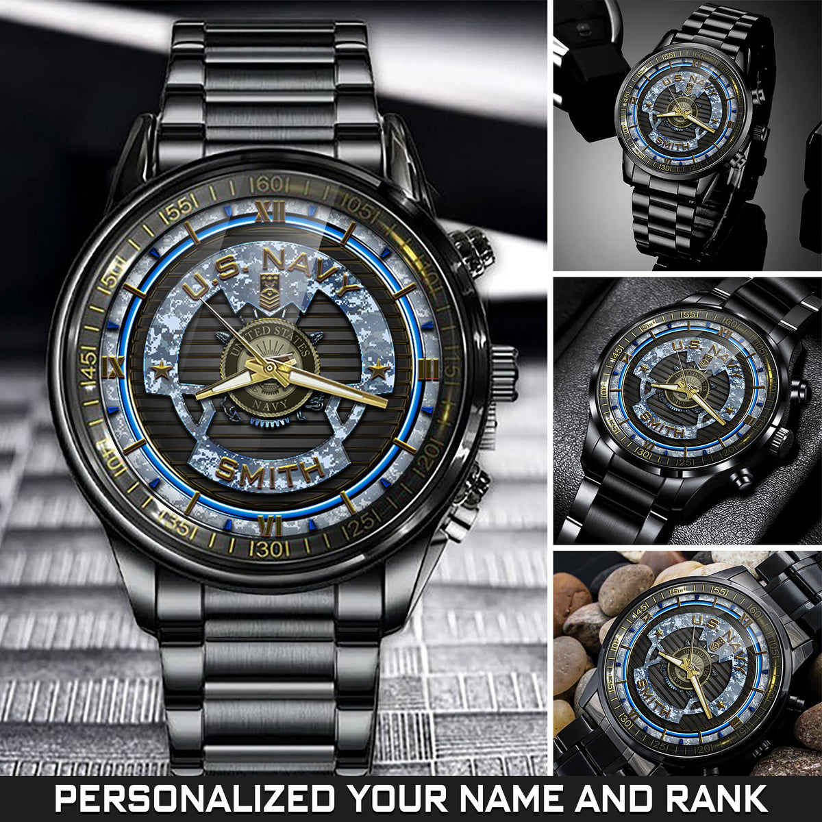 United States Navy Fashion Watch Thanks For Your Service U.S. Navy Personalized Gift for US Navy