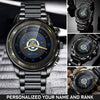 U.S Air Force Watch Proudly Served US Air Force Military Watch Personalized Military Gift