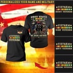 Vietnam Veteran T-Shirt Nobody Wanted To Be There Shirt Personalized Vietnam Veterans Gift