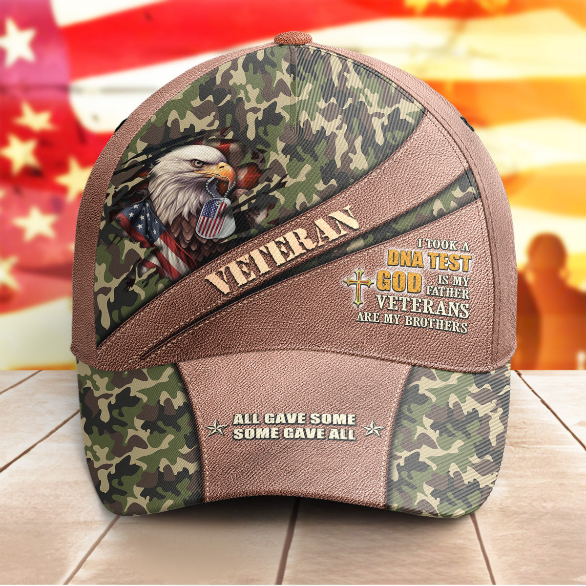 Veterans Christian Cap I Took A DNA Test Veterans US Space Force Cap Gift Idea For Veterans