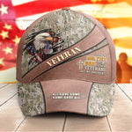 Army Veteran Jesus Christ Cap All Gave Some Some Gave All Brown Camo Hat US Army Veterans Gifts